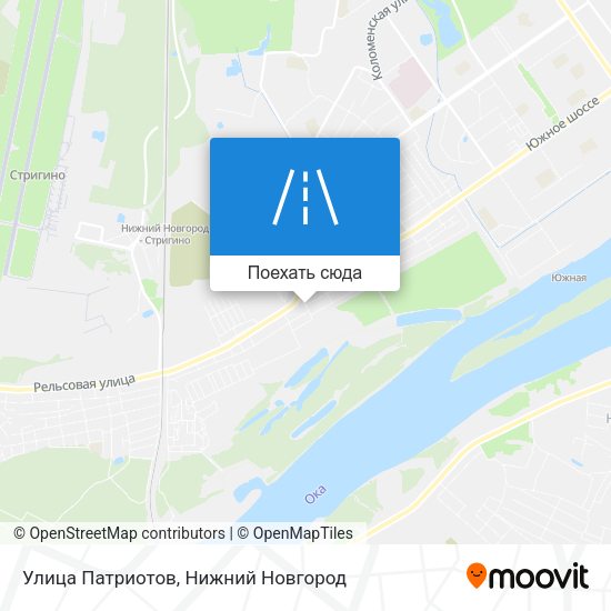 Карта Улица Патриотов