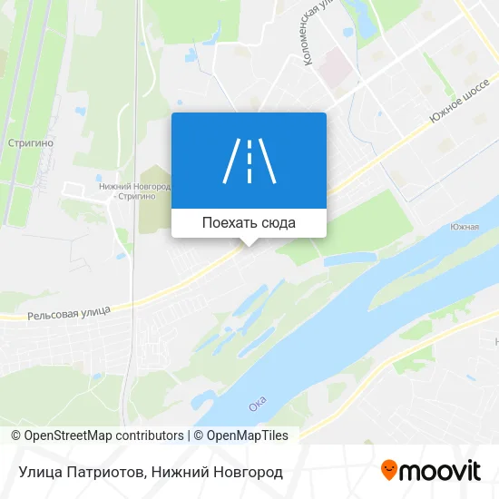 Карта Улица Патриотов
