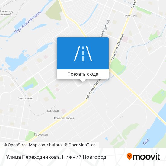 Карта Улица Переходникова