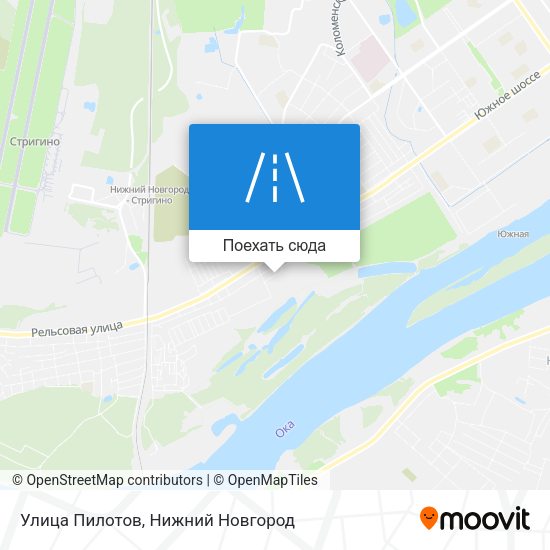 Карта Улица Пилотов