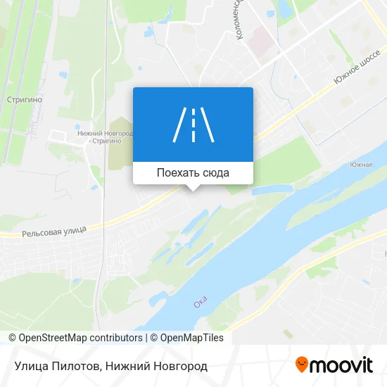 Карта Улица Пилотов