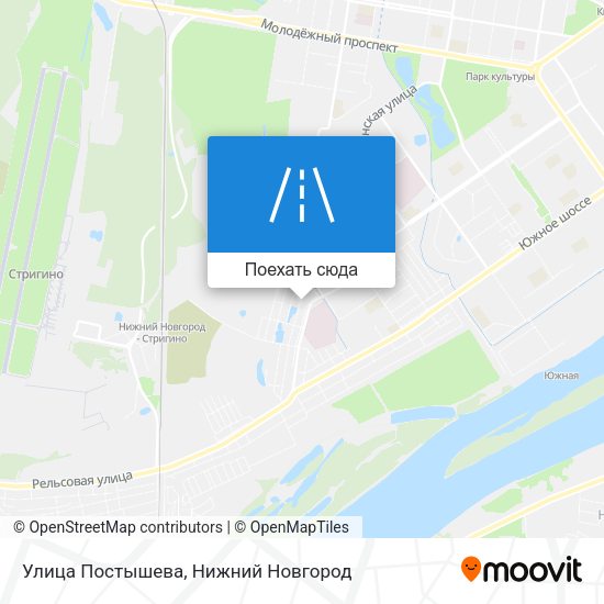 Карта Улица Постышева