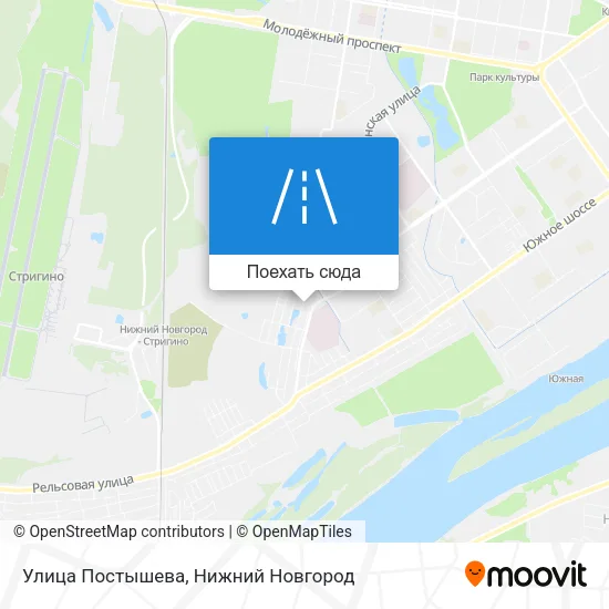 Карта Улица Постышева