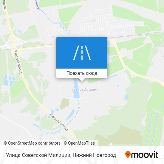 Карта Улица Советской Милиции