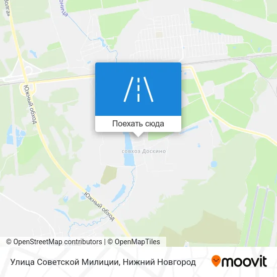 Карта Улица Советской Милиции