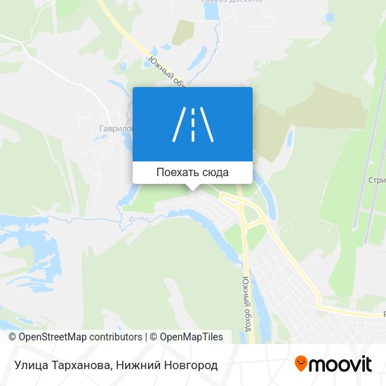 Карта Улица Тарханова