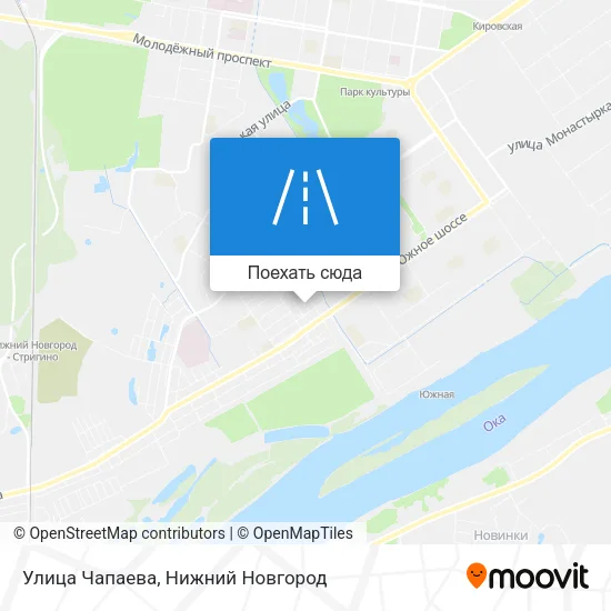 Карта Улица Чапаева