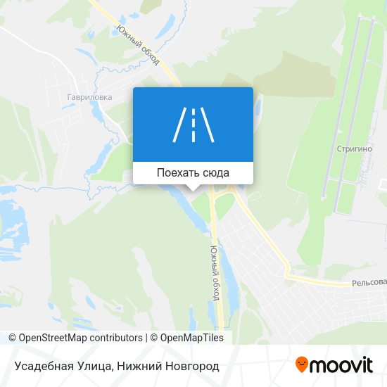 Карта Усадебная Улица