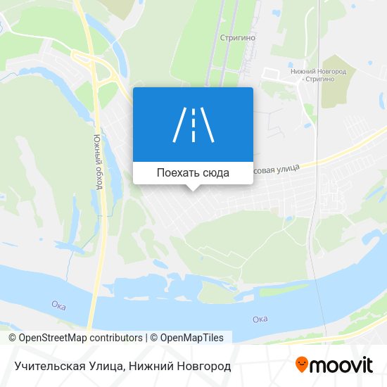 Карта Учительская Улица
