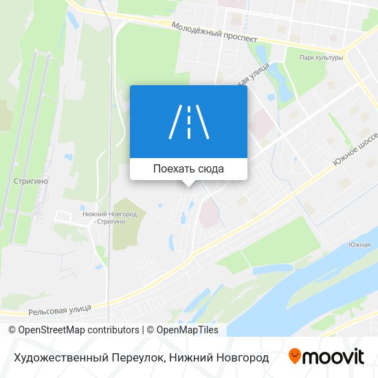 Карта Художественный Переулок