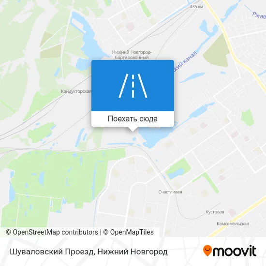 Карта Шуваловский Проезд
