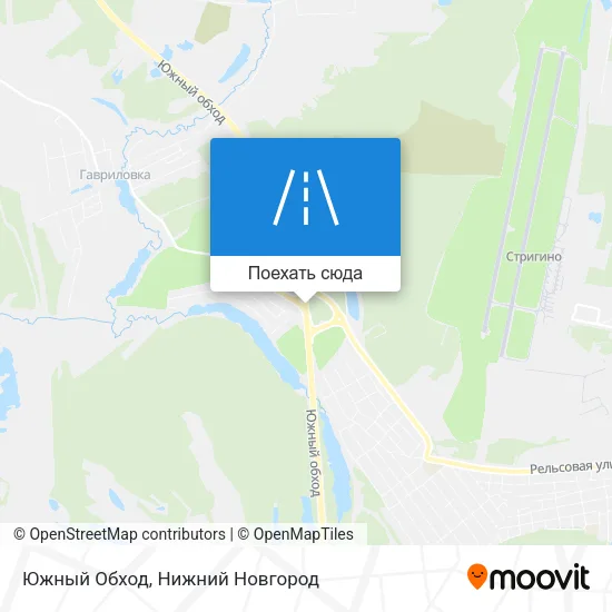 Карта Южный Обход