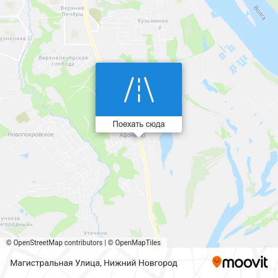 Карта Магистральная Улица