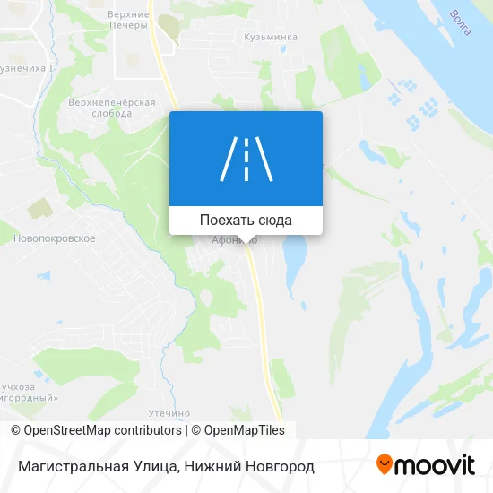 Карта Магистральная Улица