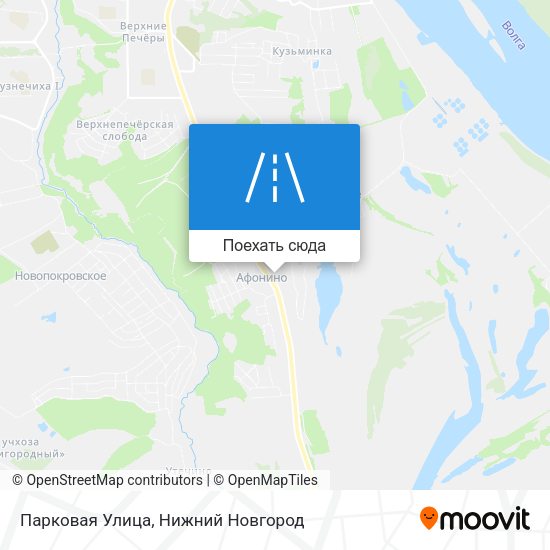 Карта Парковая Улица