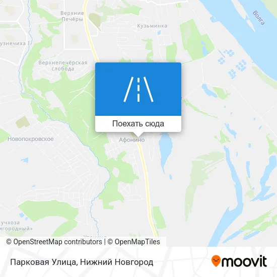 Карта Парковая Улица