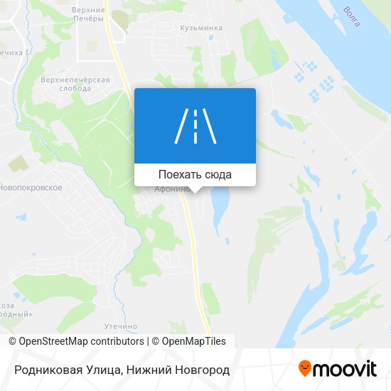 Карта Родниковая Улица