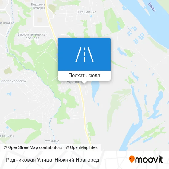 Карта Родниковая Улица