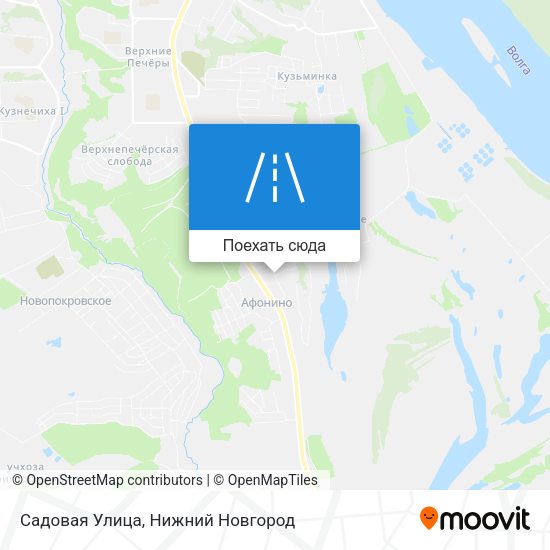Карта Садовая Улица