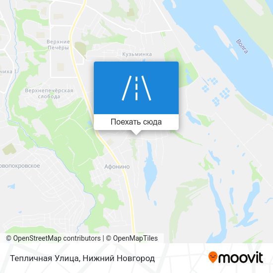 Карта Тепличная Улица