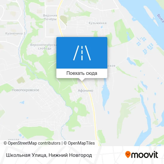 Карта Школьная Улица