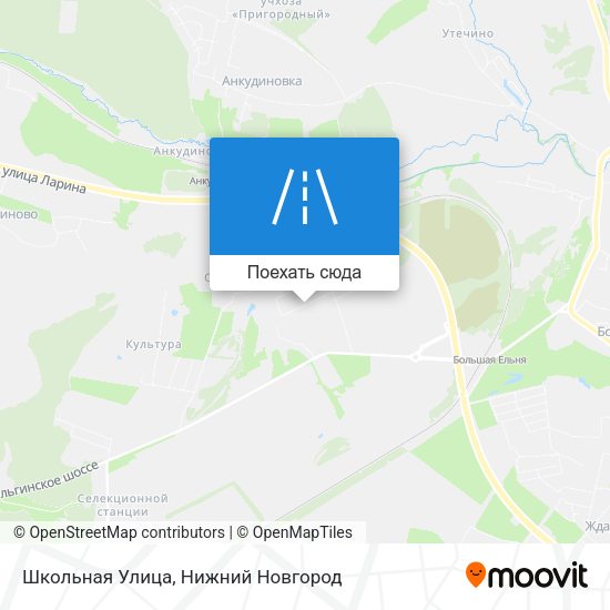 Карта Школьная Улица