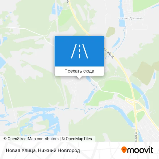 Карта Новая Улица