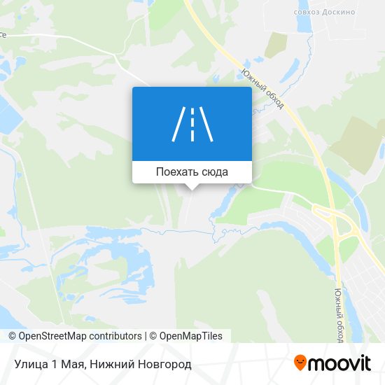 Карта Улица 1 Мая