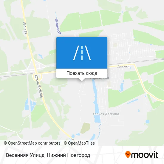 Карта Весенняя Улица