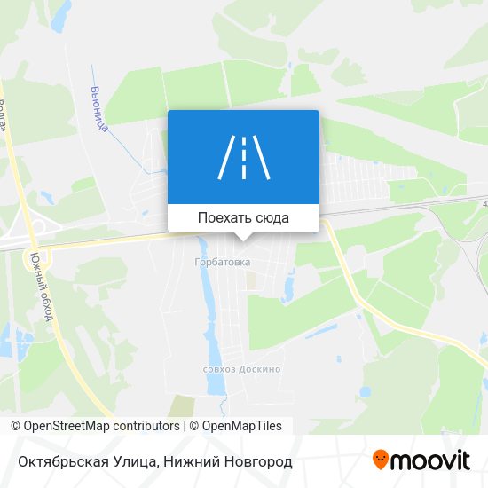Карта Октябрьская Улица