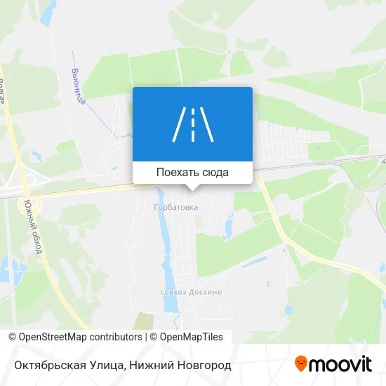 Карта Октябрьская Улица