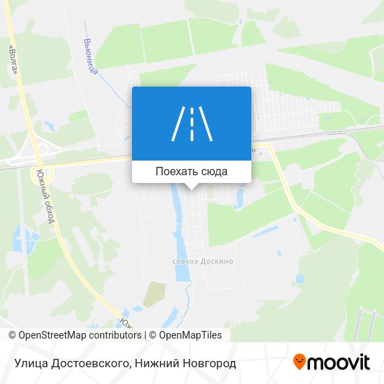 Карта Улица Достоевского