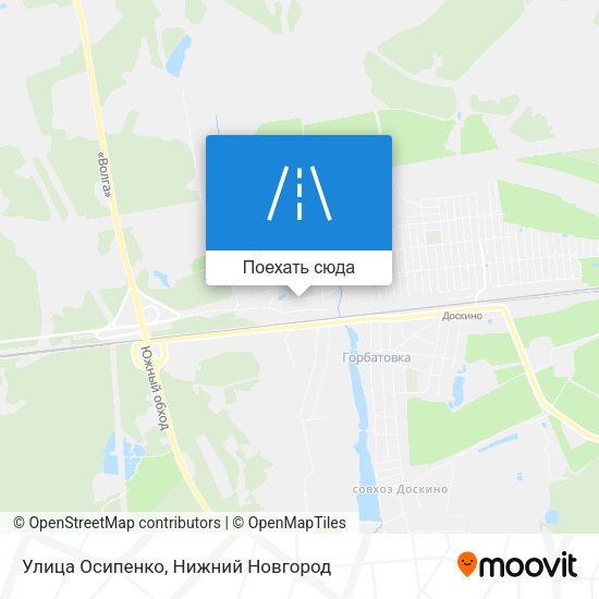 Карта Улица Осипенко