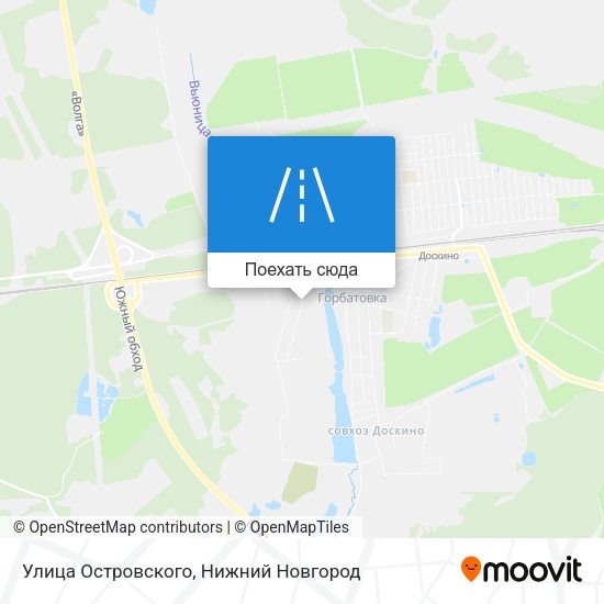 Карта Улица Островского