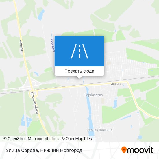 Карта Улица Серова