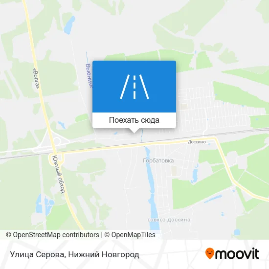 Карта Улица Серова