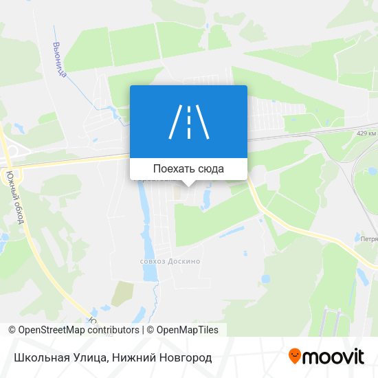 Карта Школьная Улица