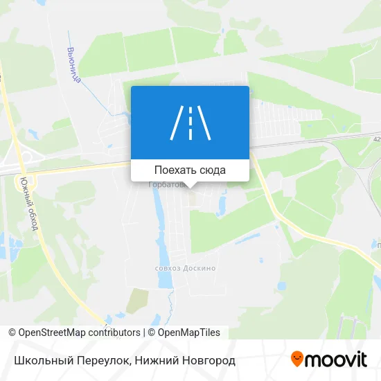 Карта Школьный Переулок