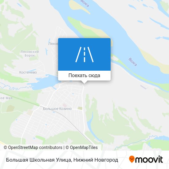 Карта Большая Школьная Улица