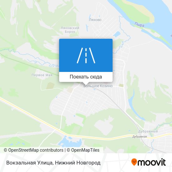 Карта Вокзальная Улица