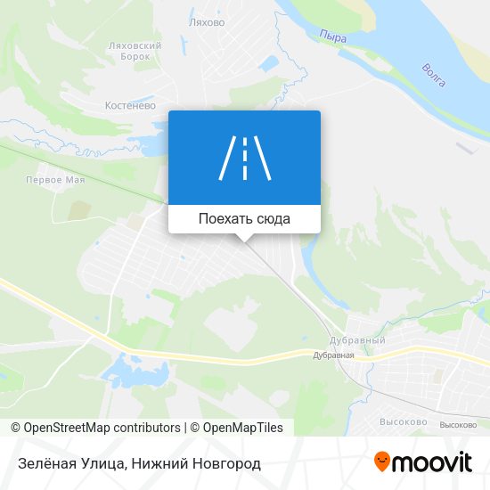Карта Зелёная Улица