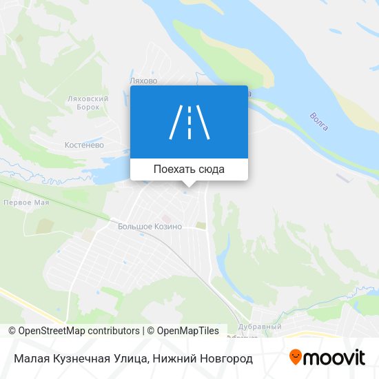 Карта Малая Кузнечная Улица