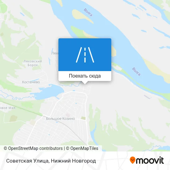 Карта Советская Улица