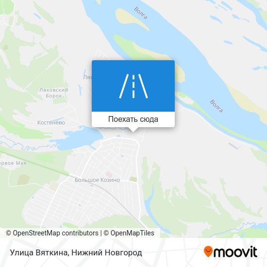 Карта Улица Вяткина