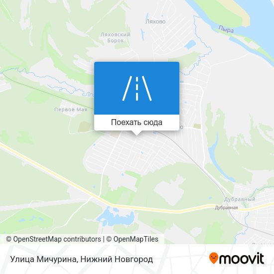 Карта Улица Мичурина