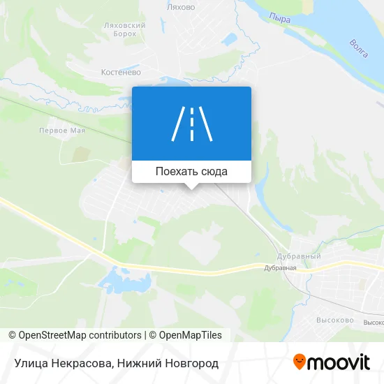 Карта Улица Некрасова