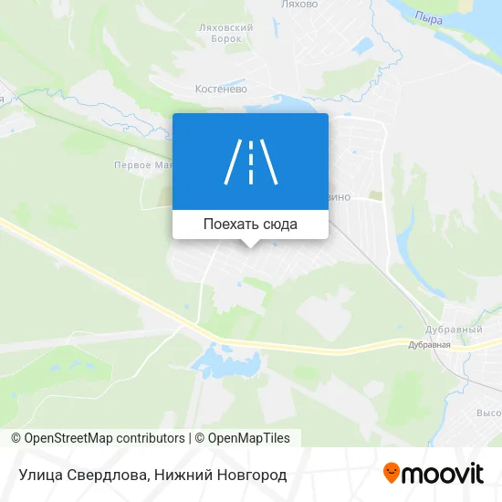 Карта Улица Свердлова