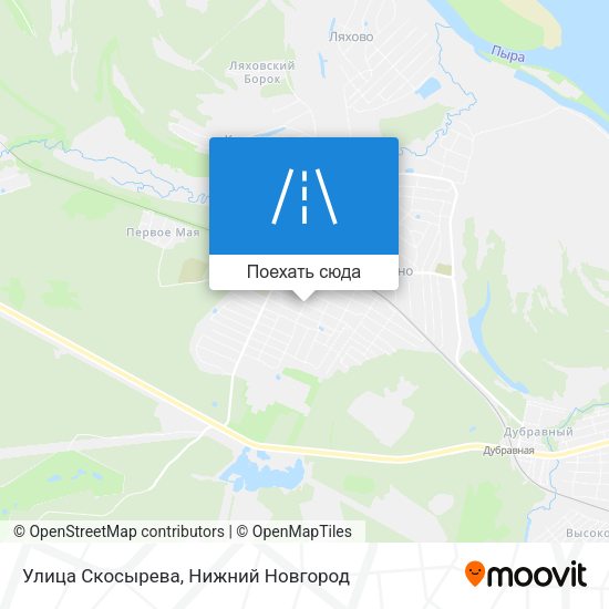 Карта Улица Скосырева