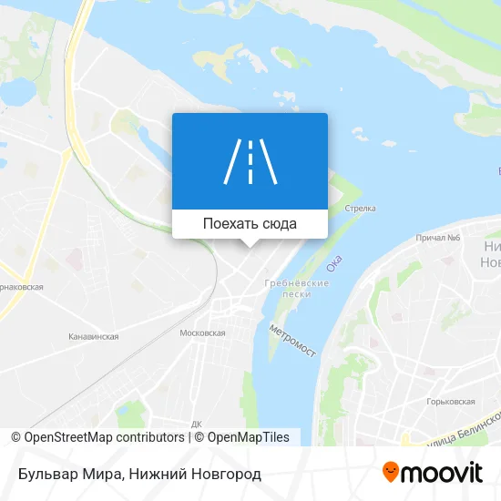 Карта Бульвар Мира