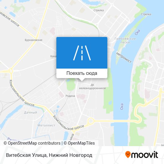 Карта Витебская Улица